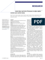 Levothyroxine Dose and Risk of Fractures in Older Adults Nested Case-Control Study BMJ