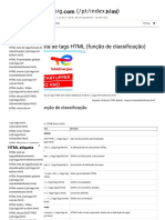 Lista de Gs HTML (Função de Classificação)