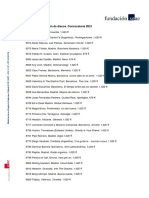 Ayudas Fundación Sgae - Proyectos Seleccionados PDF