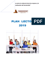 Plan Lector I.E. 0089 - 2019