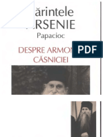 PR Arsenie Papaciocdespre Armonia Casniciei