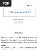 Cours évaluation