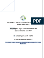 DocumentoReglasIATF 16949OrganismoCertificador