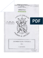 Directiva e Ay Di 09 89 Documentacion Periodica Del Ejercito