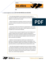 MALVINAS 40 AÑOS-SECUENCIA-1er Ciclo-Comprensión Lectora