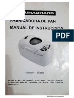 Fabricadora de Pan DURABRAND-Manual de Instrucciones
