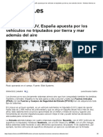 UGV, USV y UUV, España Apuesta Por Los Vehículos No Tripulados Por Tierra y Mar Además Del Aire - Noticias Infodron - Es