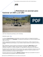 Heven Drones y Roboteam Se Asocian para Fusionar Un UGV y Un UAV - Noticias Infodron - Es