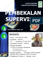 pembekalan supervisor