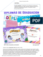 Diplomas de Graduación de Niños