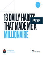 13 Daily Habits That Made Me A Millionaire