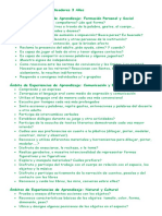 Indicadores para Evaluar A Ni Os de 3 y 4 A Os