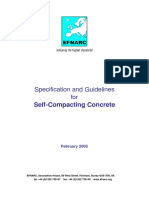Specification and Guidelines for Self Compacting Concrete