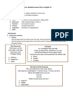 A Semi-Detailed Lesson Plan in English VI: I. Objectives