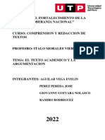 S01-s1-Material. Texto Académico y La Argumentación 2022 Marzo