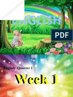 Quarter 1 Week 1 English 4
