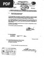 Unnumbered February 7, 2018 Regional Guidelines On The Change Addition in Program Offering For Public Senior High Schools and Stand-Alone Senior High Schools