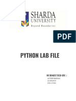 Python Lab Ayush
