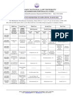 Schedule and Regulation