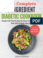 5 Ingredient Diabetic Cookbook