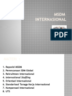 MSDM  INTERNASIONAL