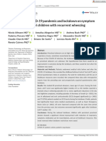 Pediatric Pulmonology - 2021 - Ullmann - Effects of The COVID 19 Pandemic and Lockdown On Symptom Control in Preschool