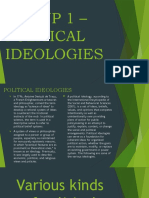 Group 1 Political Ideologies