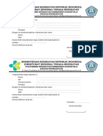 Format Surat Pindah Ruangan