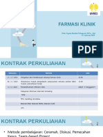 Pendahuluan Farmasi Klinik