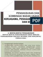 Pertemuan 4 Penghususan Dan Kobinasi Badan Usaha