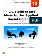 Disciplines and Ideas in The Applied Social Sciences