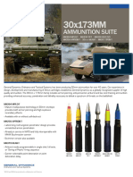 Ammunition Suite: Mk264 MPLD-T - Mk239 TP-T - Mk238 Hei-T/Sd Mk258 Apfsds-T - 30Mm Heab-T - Mk317 TPDS-T