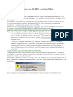 Come Aprire E Modificare Un File PDF Con Openoffice