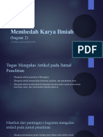 P3 Tugas Membedah Karya Ilmiah