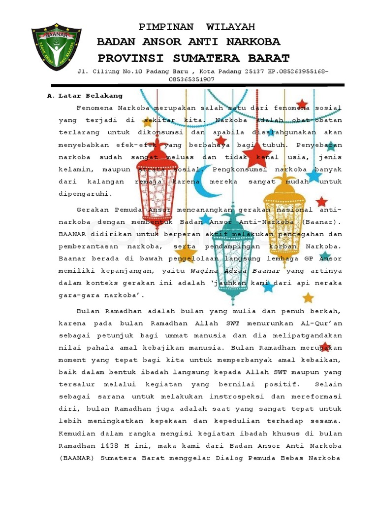 Proposal Buka Bersama | PDF