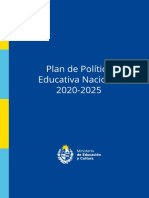 Plan de Politica Educativa Nacional 2020-2025 - 0