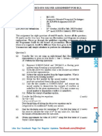 BCS-054 Solved Assignment for BCA