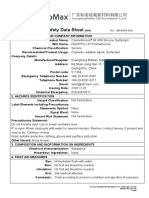 Safety Data Sheet: (SDS) No. Bm-Msds 009A