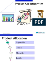 SD Product Allocation