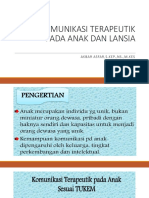 Komunikasi Terapeutik Pada Anak