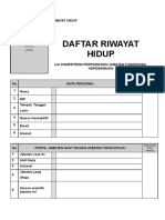 DAFTAR RIWAYAT HIDUP Uji Kompetensi Kepegawaian