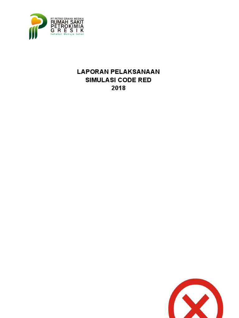 Simulasi Code Red RS Petrokimia 2018 | PDF