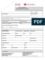 Ficha Cadastral ANOVIS - RECRUTAMENTO E SELEÃ - Ã - O