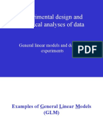 Experimental Design and Statistical Analyses of Data
