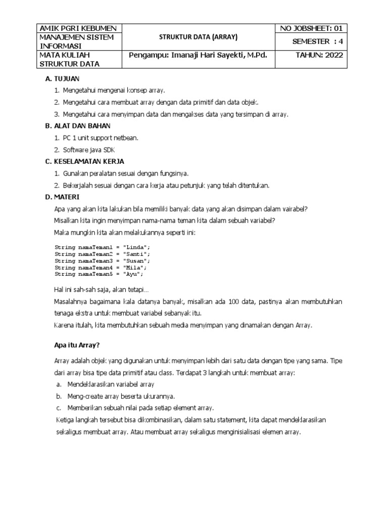 Jobsheet 1 pdf