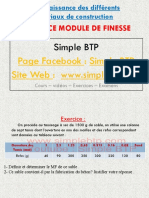 Exercice Module de Finesse Matériaux de Construction