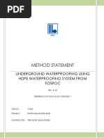 Toilet Sunken Slab Waterproofing Method | PDF | Mortar (Masonry) | Concrete
