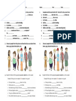 Grammar and vocabulary practice worksheet