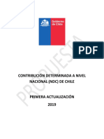 NDC de Chile actualizada para aumentar ambición climática