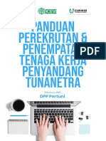 Panduan Perekrutan Dan Penempatan Tenaga Kerja Penyandang Tunanetra - Rev 3